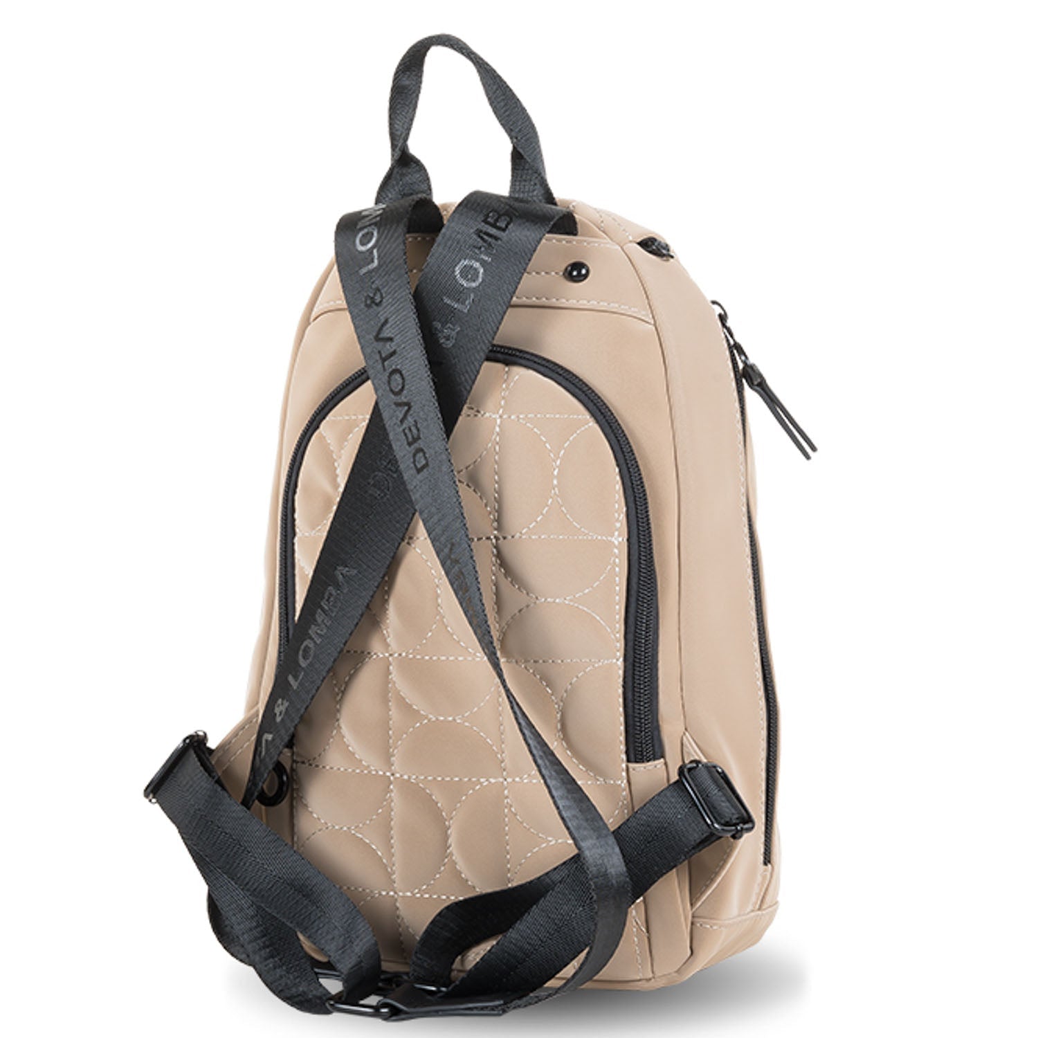 Mochila antirrobo Devota & Lomba Deco Taupe - KimondoShop