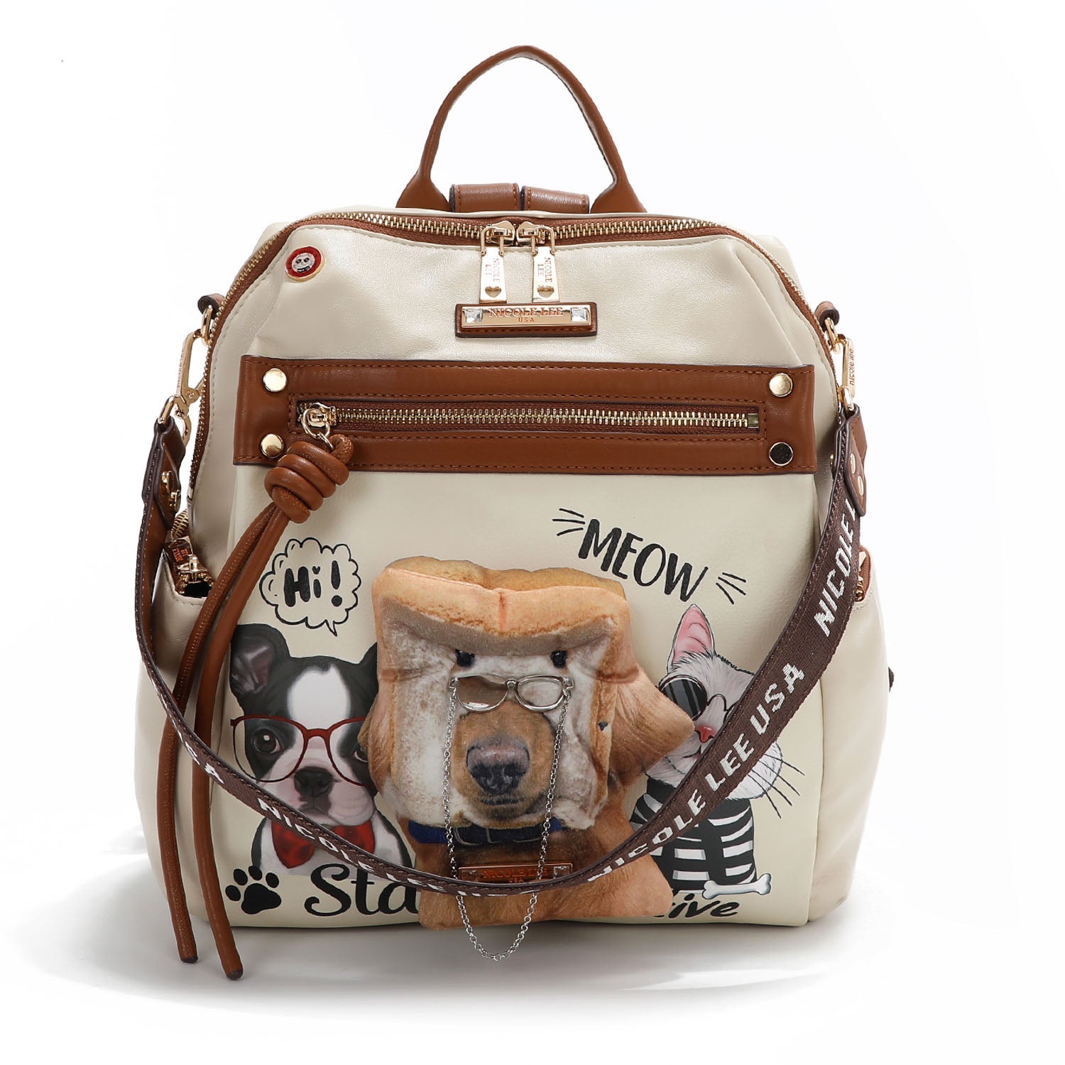 Mochila bolsillos Nicole Lee Big Bwother - KimondoShop