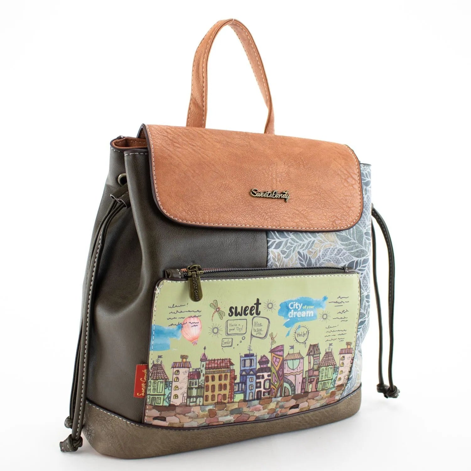 Mochila con solapa cuadrada Sweet Candy Essential - KimondoShop