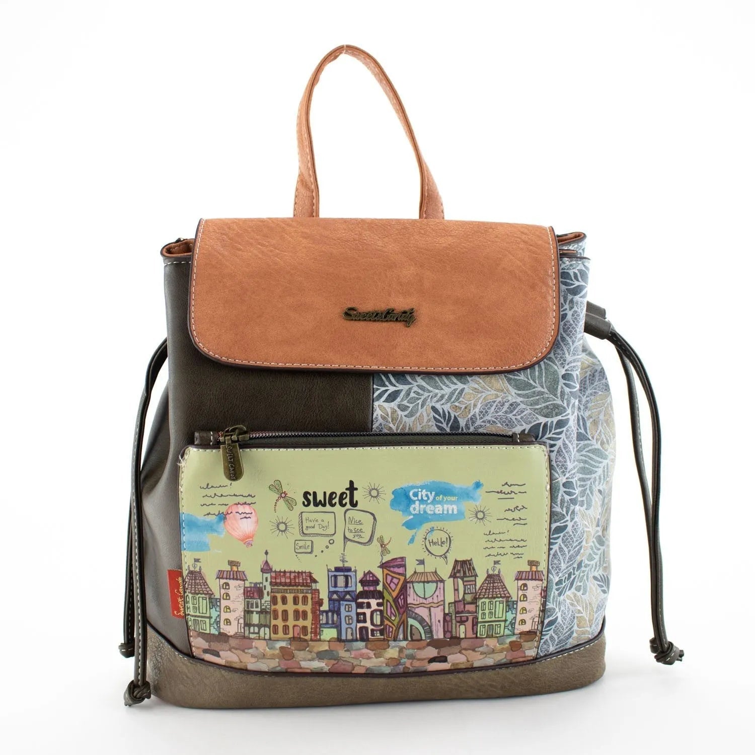 Mochila con solapa cuadrada Sweet Candy Essential - KimondoShop