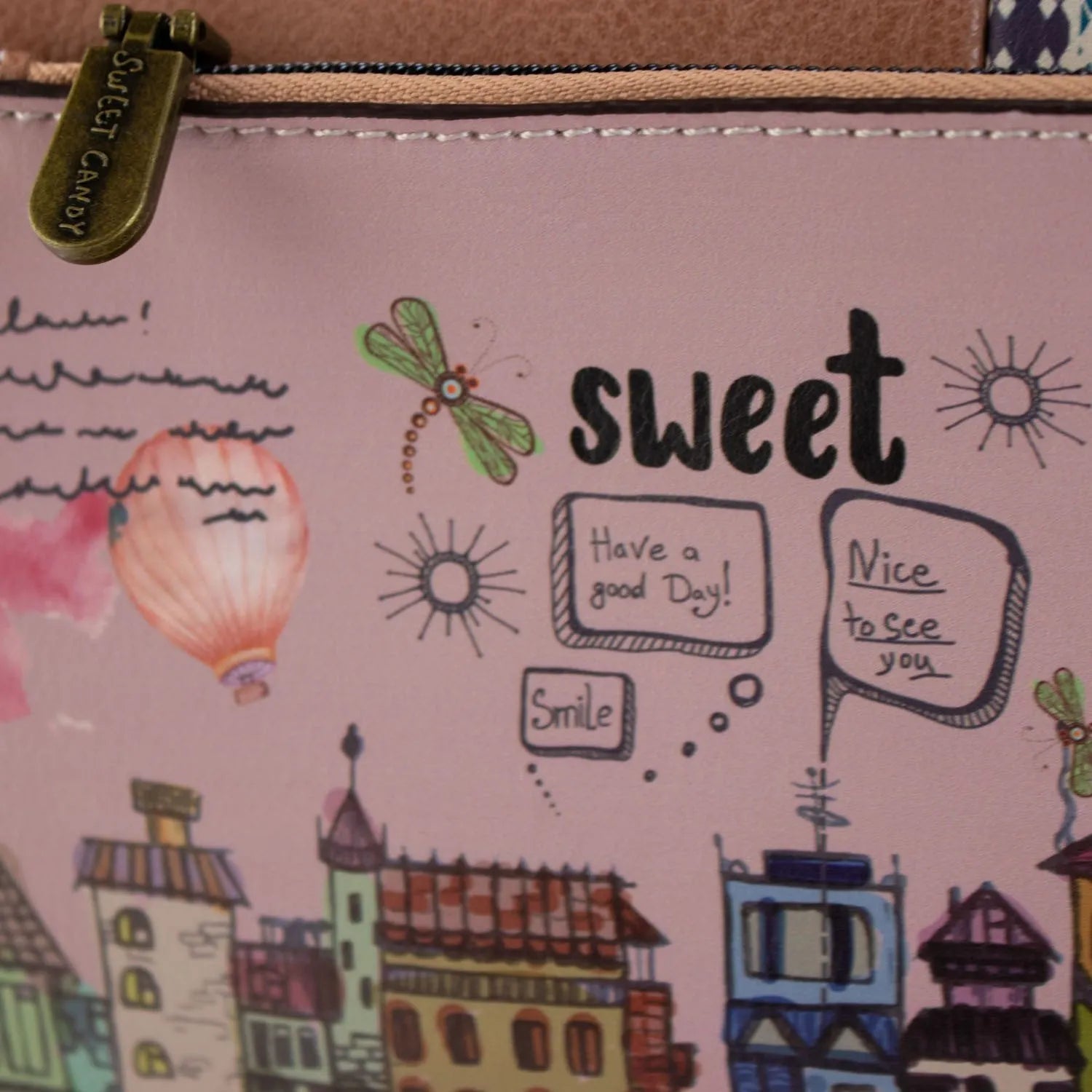 Mochila con solapa cuadrada Sweet Candy Essential - KimondoShop