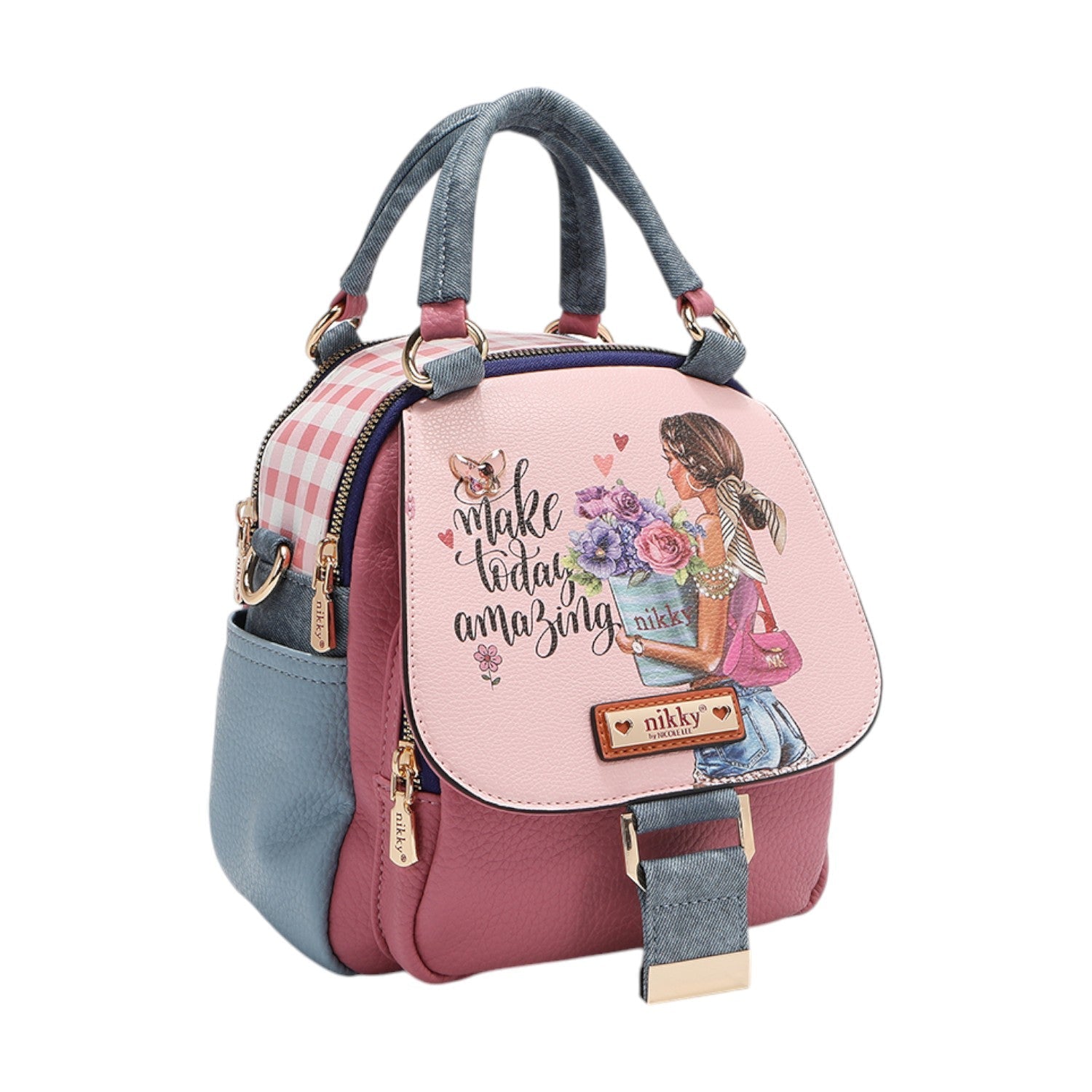 Mochila convertible Nikky Flower Day - KimondoShop