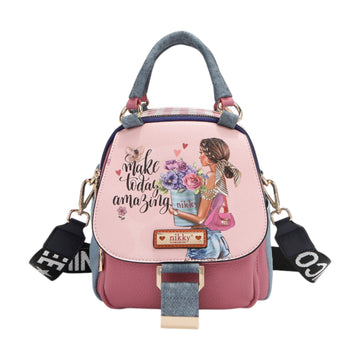 Mochila convertible Nikky Flower Day - KimondoShop