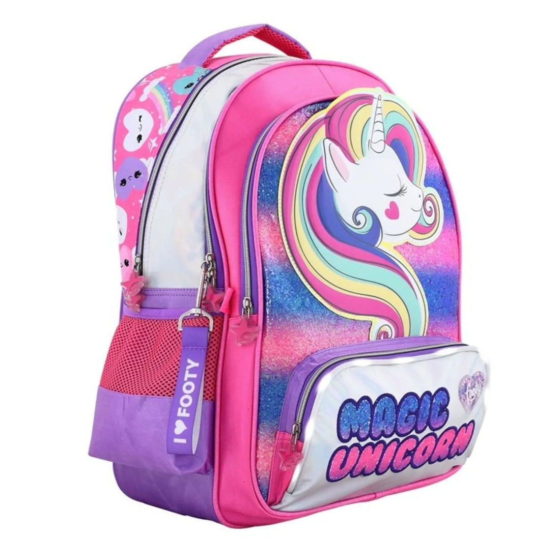 Mochila Footy Magic Unicorn Malva con Luz Led - KimondoShop