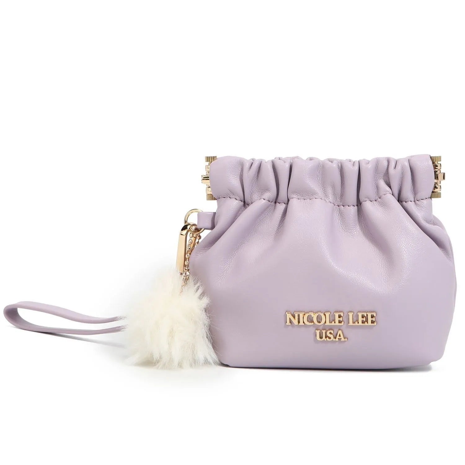 Monedero clutch pompón Nicole Lee - KimondoShop