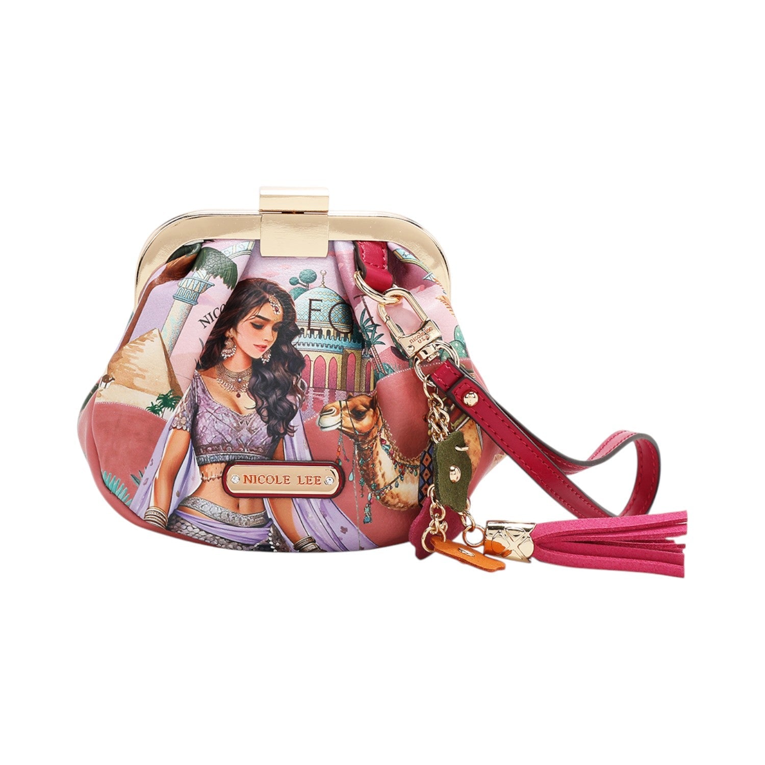 Monedero con cierre clic Nicole Lee Queen Cleopatra - KimondoShop