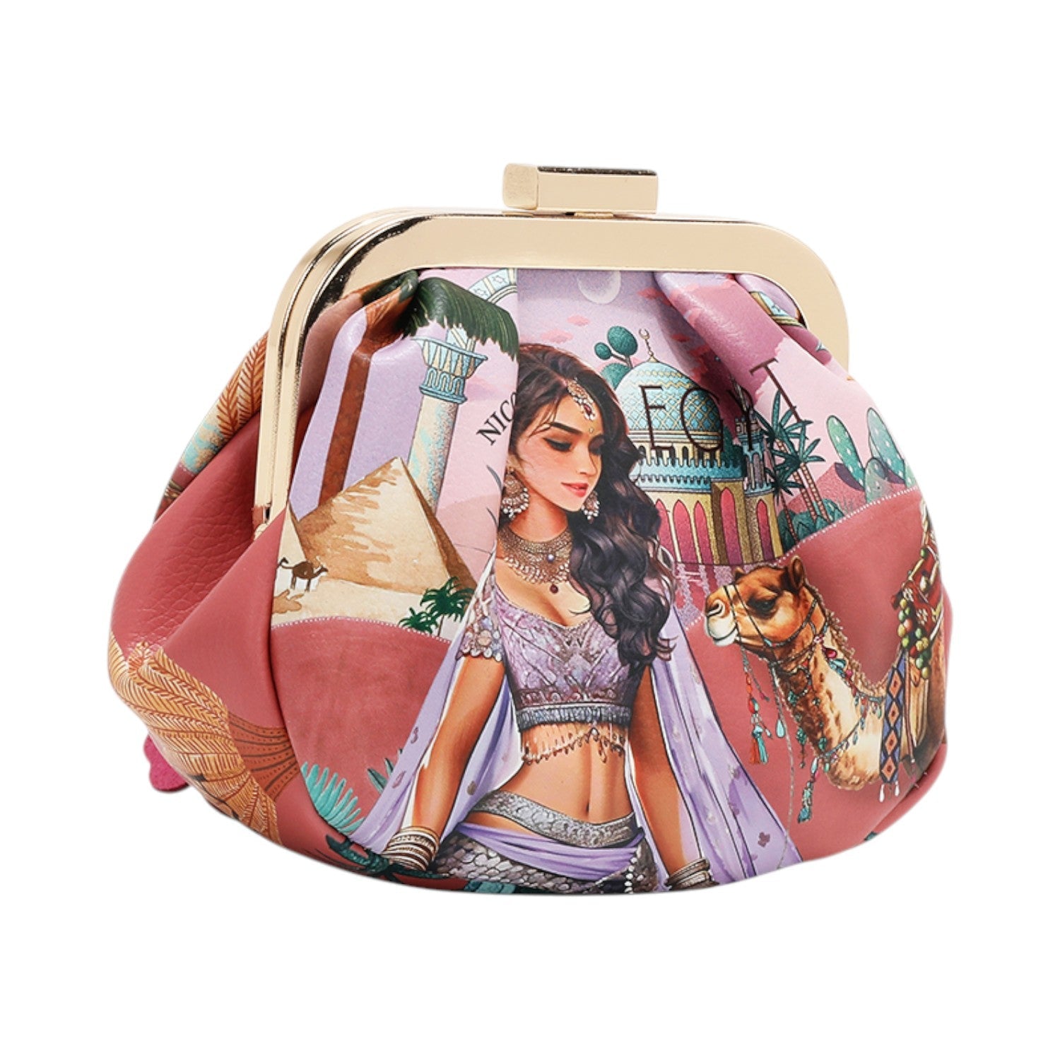 Monedero con cierre clic Nicole Lee Queen Cleopatra - KimondoShop