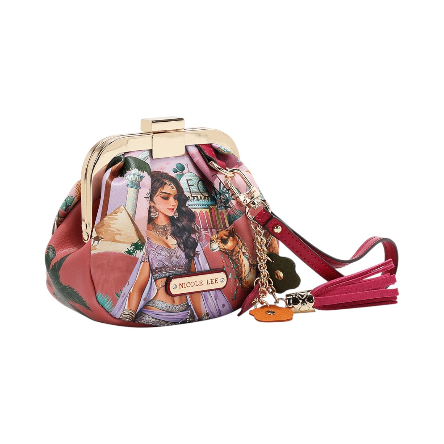 Monedero con cierre clic Nicole Lee Queen Cleopatra - KimondoShop