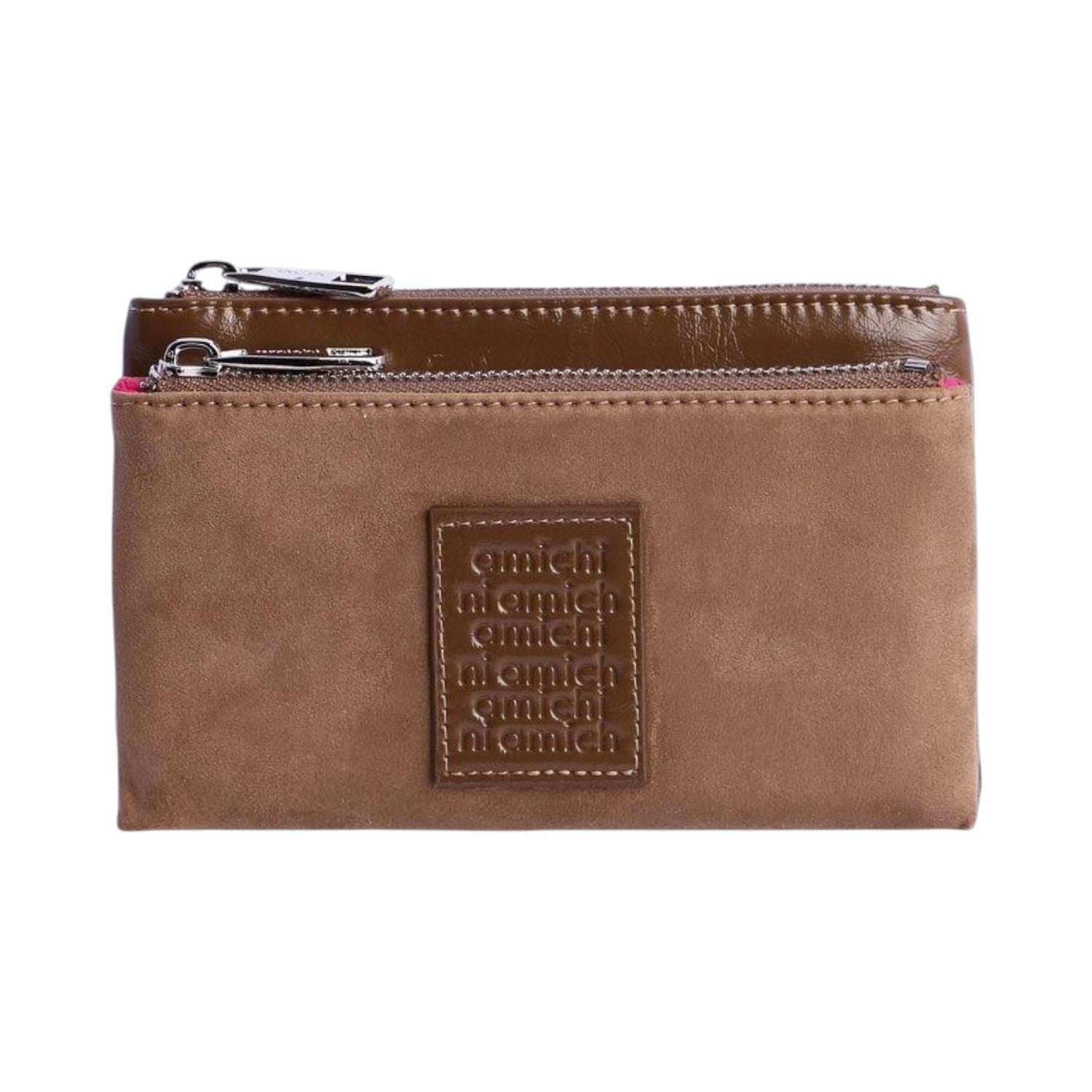 Monedero doble Amichi Aura Camel - KimondoShop