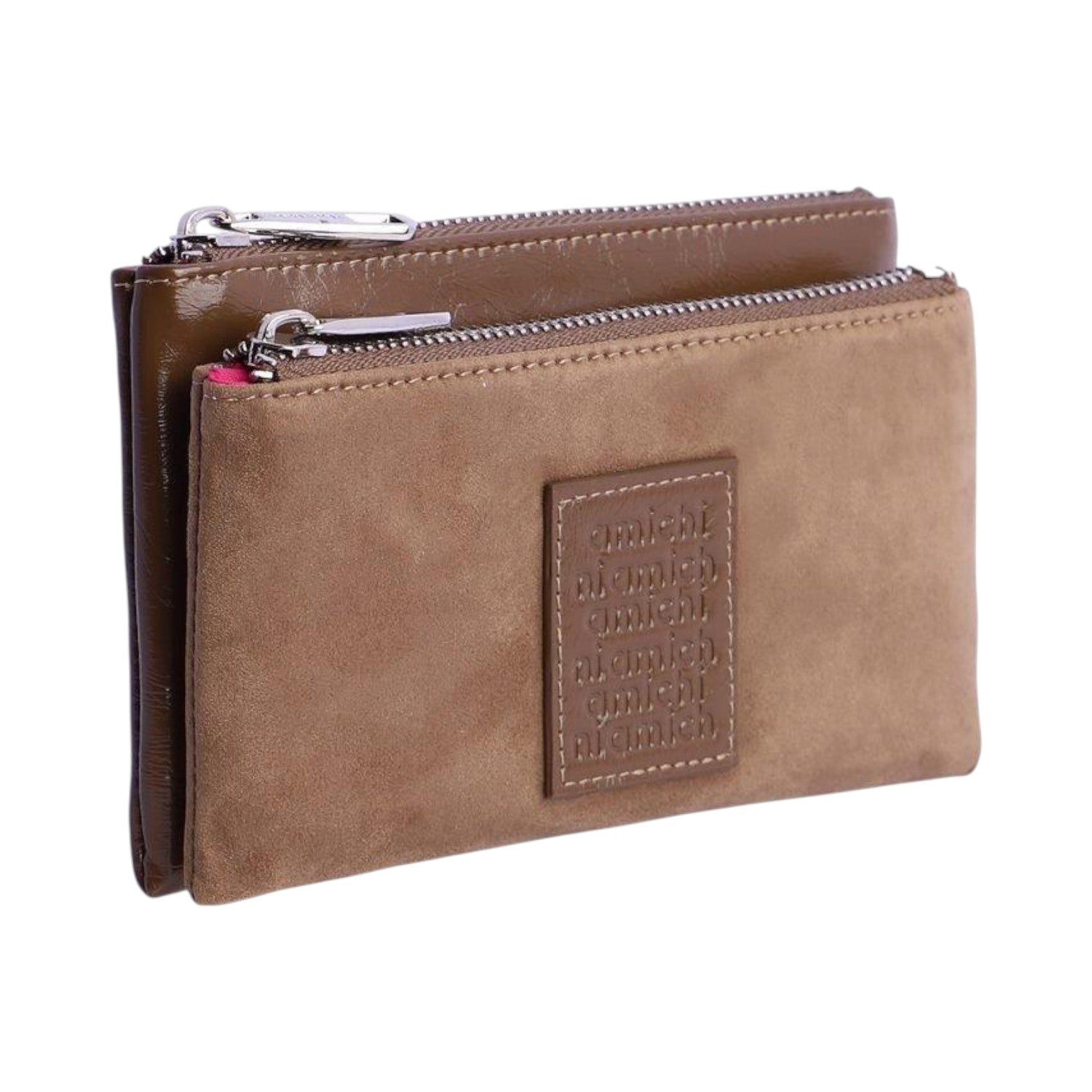 Monedero doble Amichi Aura Camel - KimondoShop