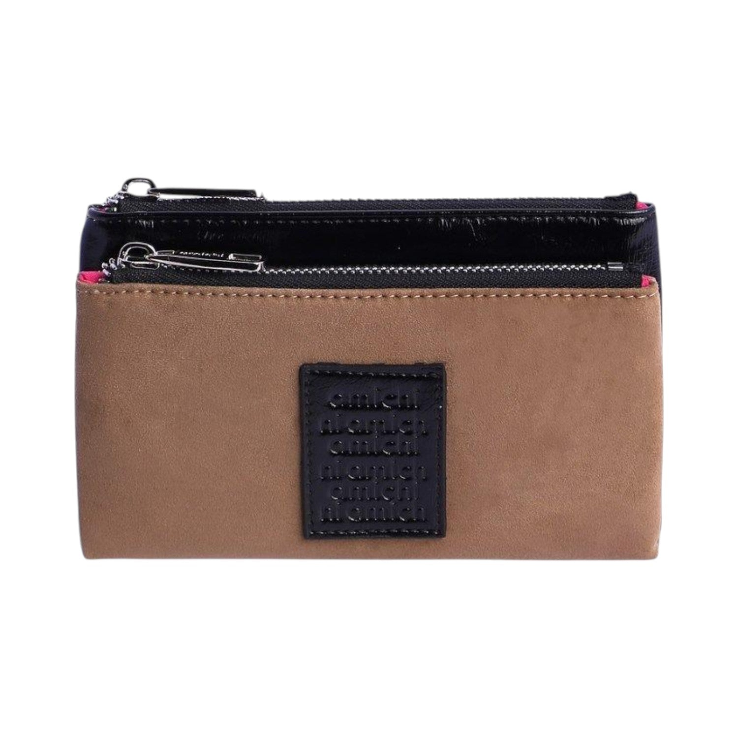 Monedero doble Amichi Aura Negro - KimondoShop