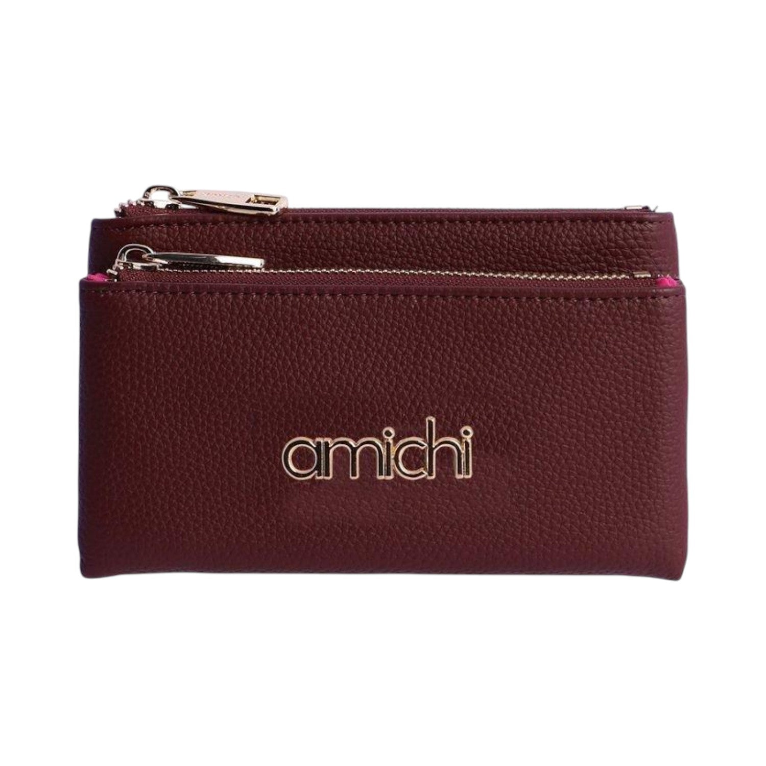 Monedero doble Amichi Calipso Burdeos - KimondoShop