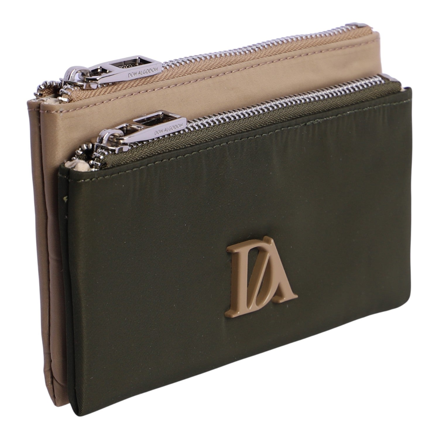 Monedero doble Don Algodon Esencia Infinita Kaki - KimondoShop