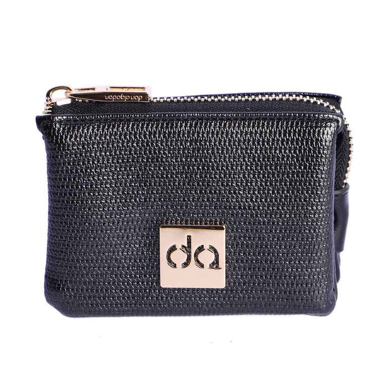 Monedero Don Algodon Metallic Negro - KimondoShop