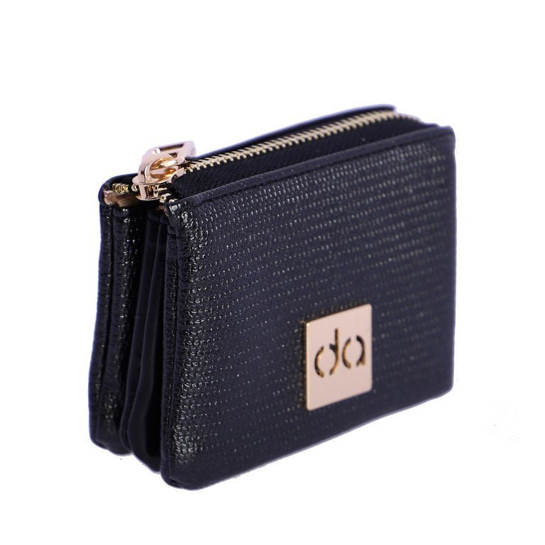 Monedero Don Algodon Metallic Negro - KimondoShop