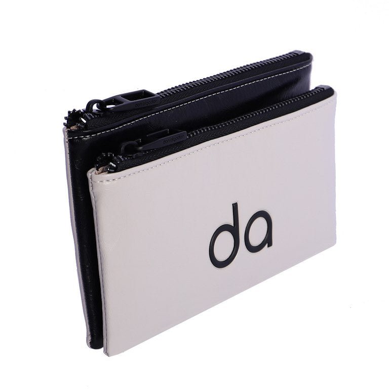 Monedero grande Don Algodon Quebec Blanco roto - KimondoShop