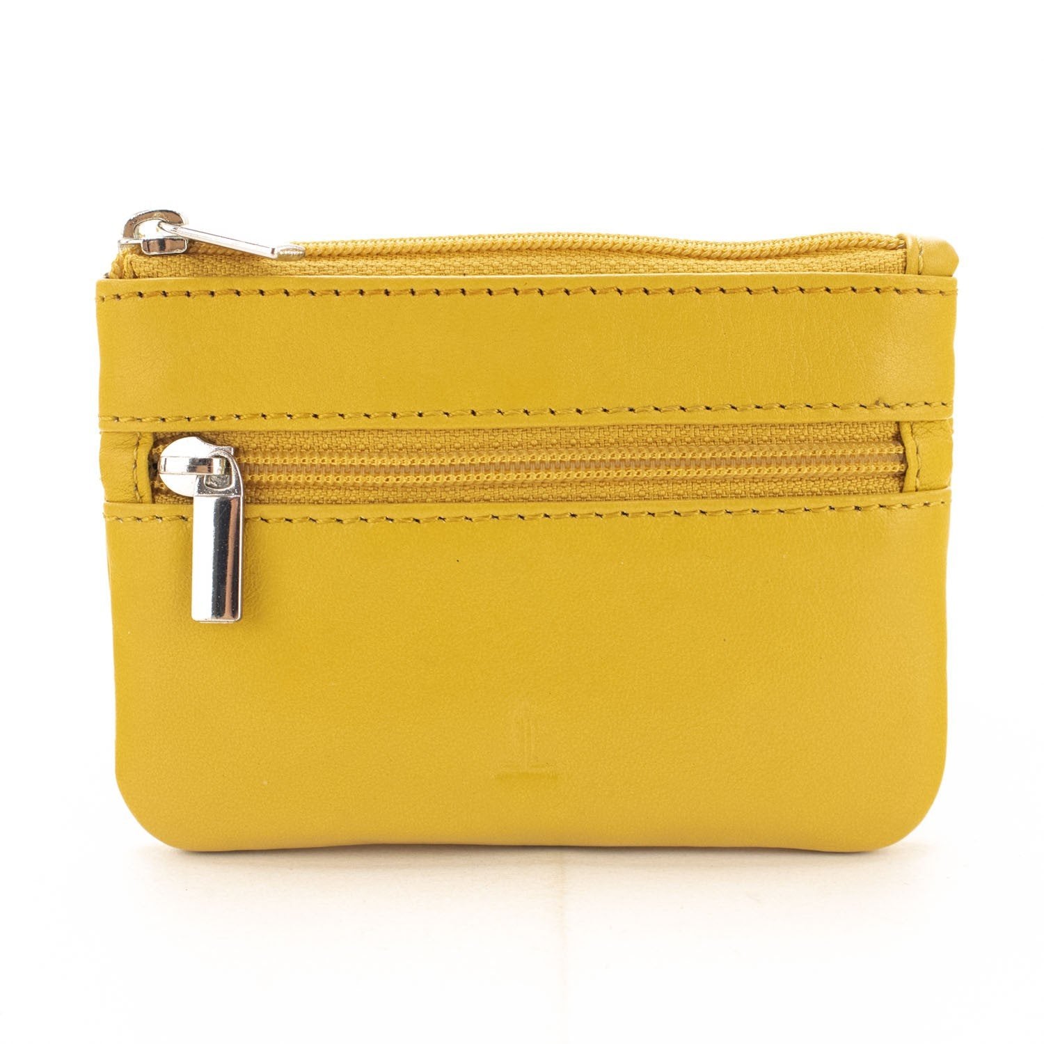 Monedero Piel Basics JL Piel Amarillo - KimondoShop