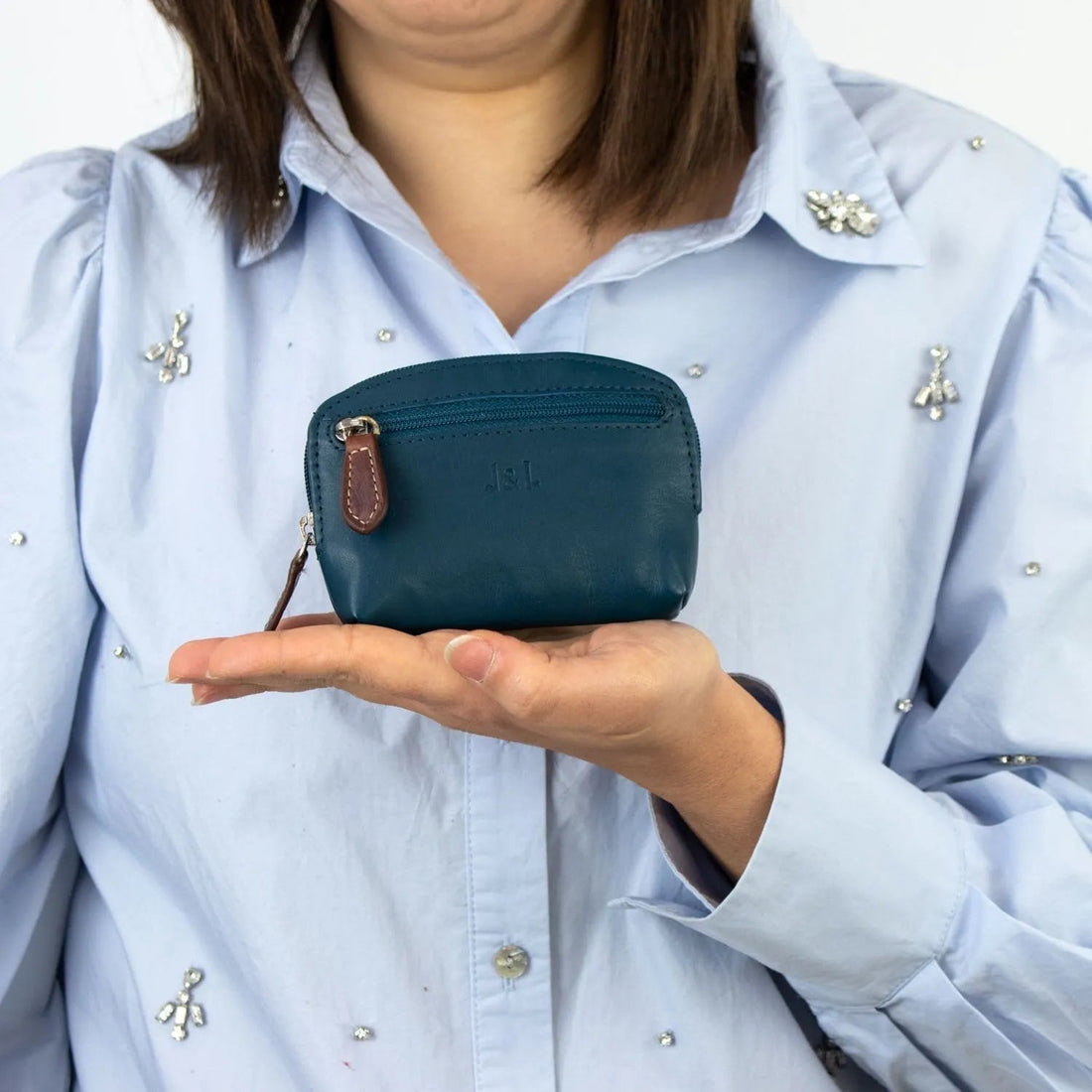 Monedero Piel Basics JL Piel Brida - KimondoShop