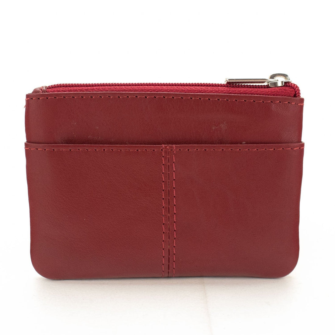 Monedero Piel Basics JL Piel Rojo - KimondoShop