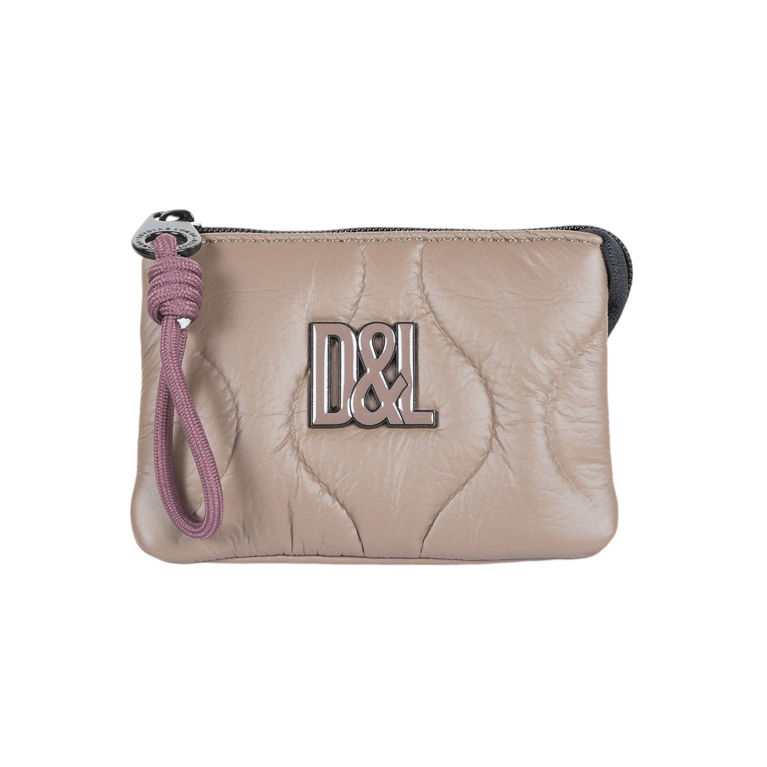 Monedero triple Devota & Lomba Lack Taupe - KimondoShop