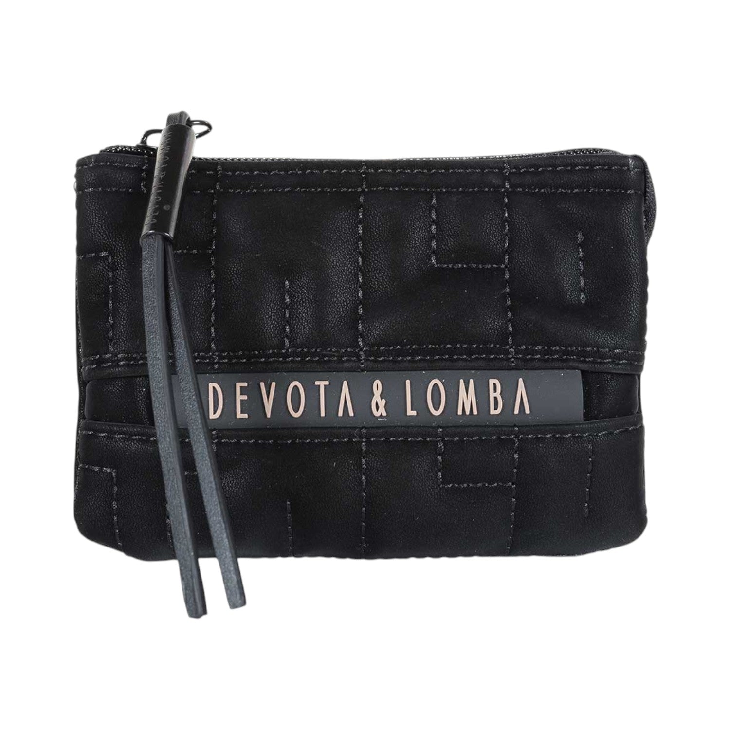 Monedero triple Devota & Lomba Master Negro - KimondoShop