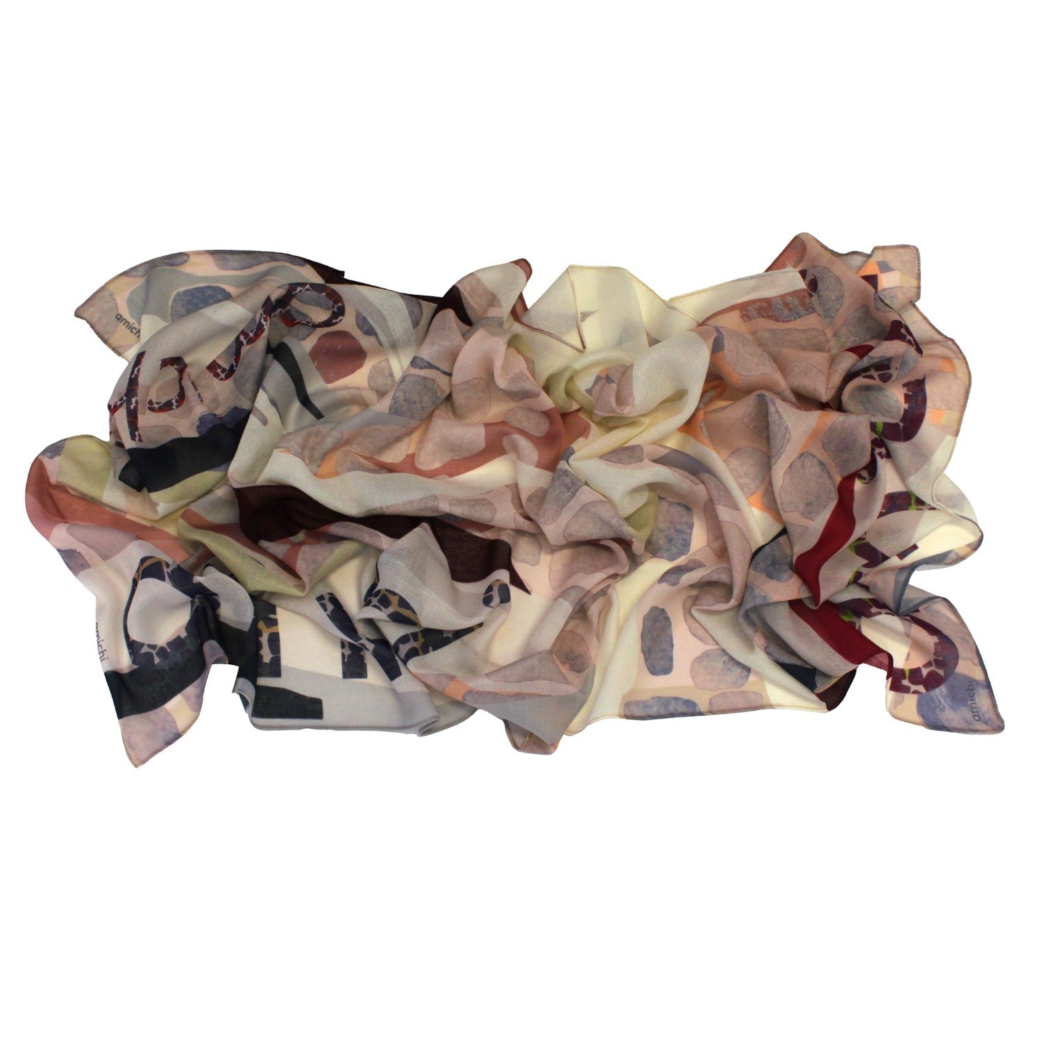 Pañuelo Amichi Print formas - KimondoShop
