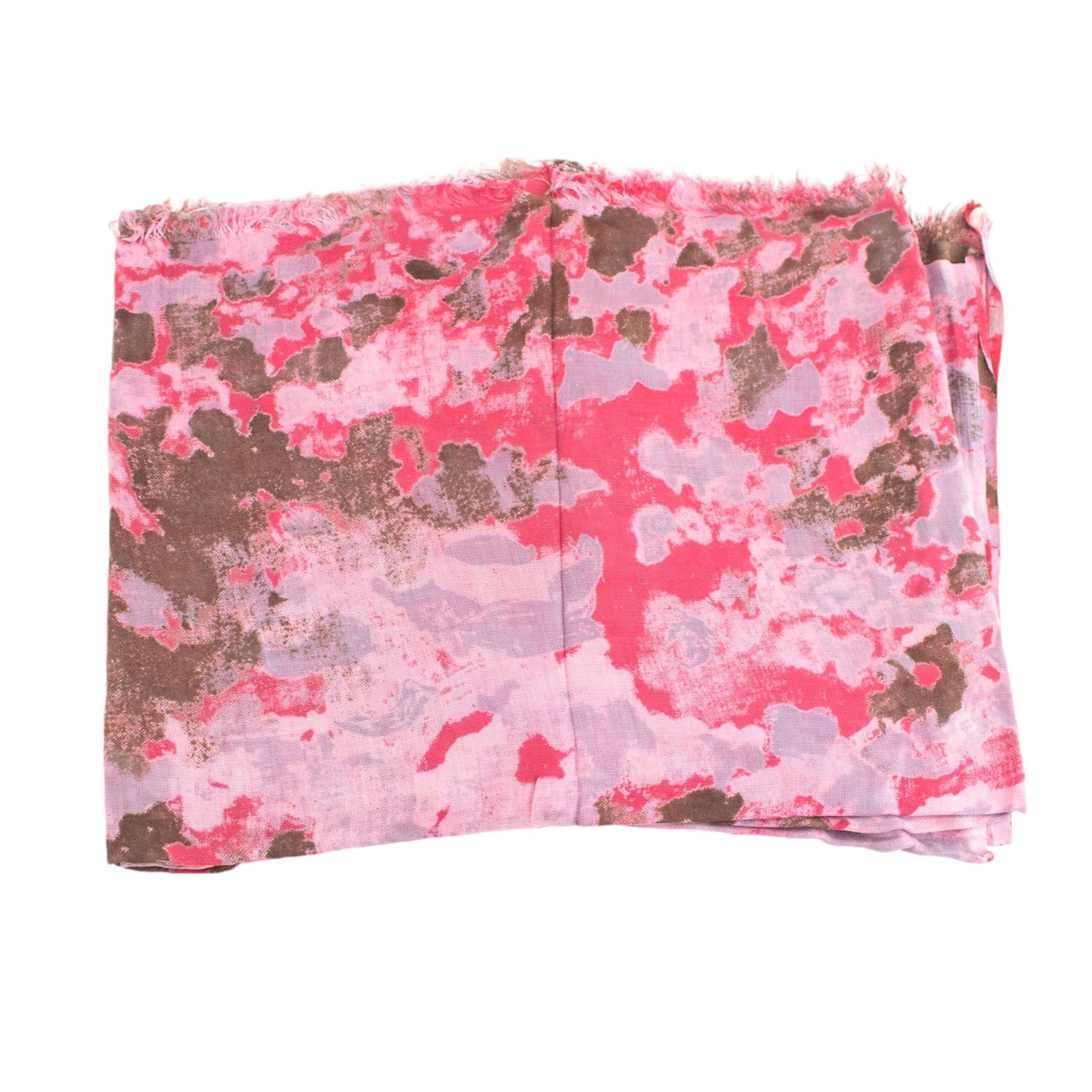 Pañuelo de lana estampado Abbacino Dalton Rojo - KimondoShop