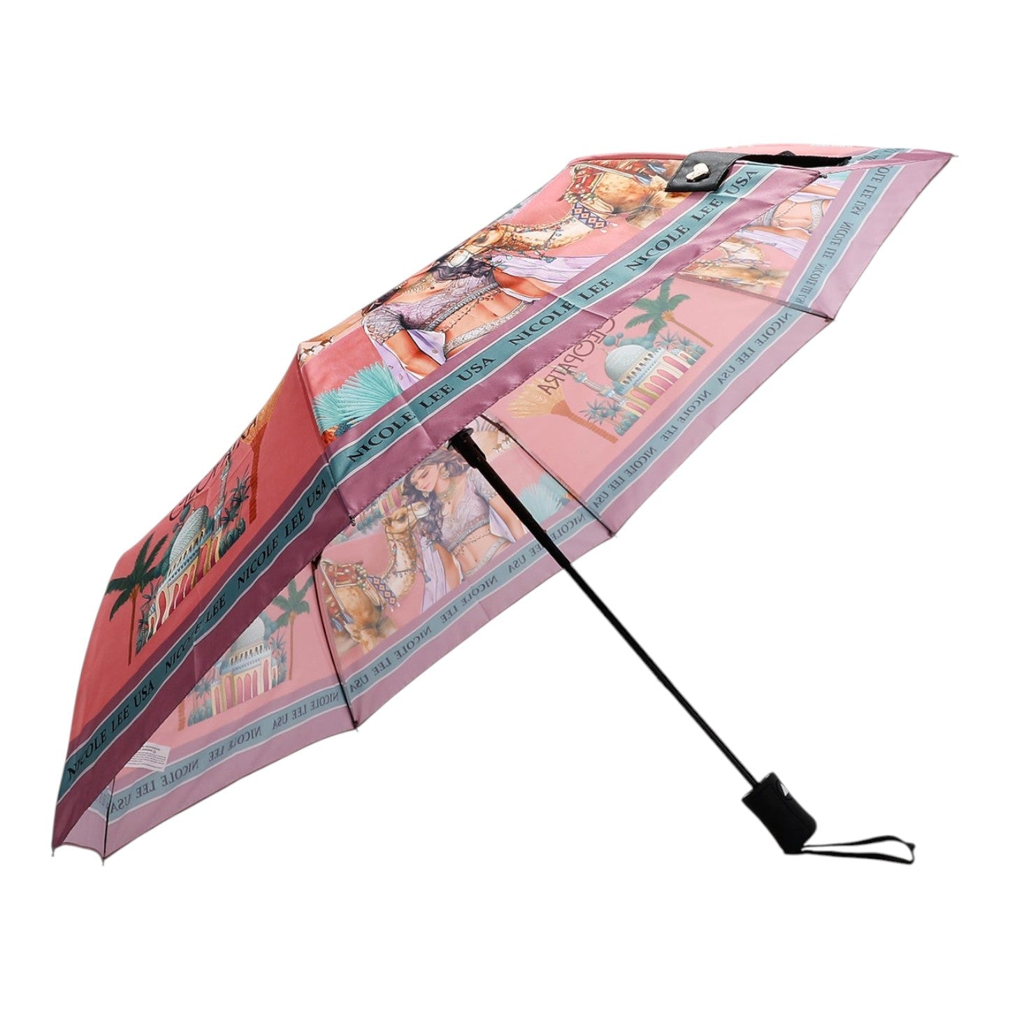 Paraguas plegable automático Nicole Lee Queen Cleopatra - KimondoShop