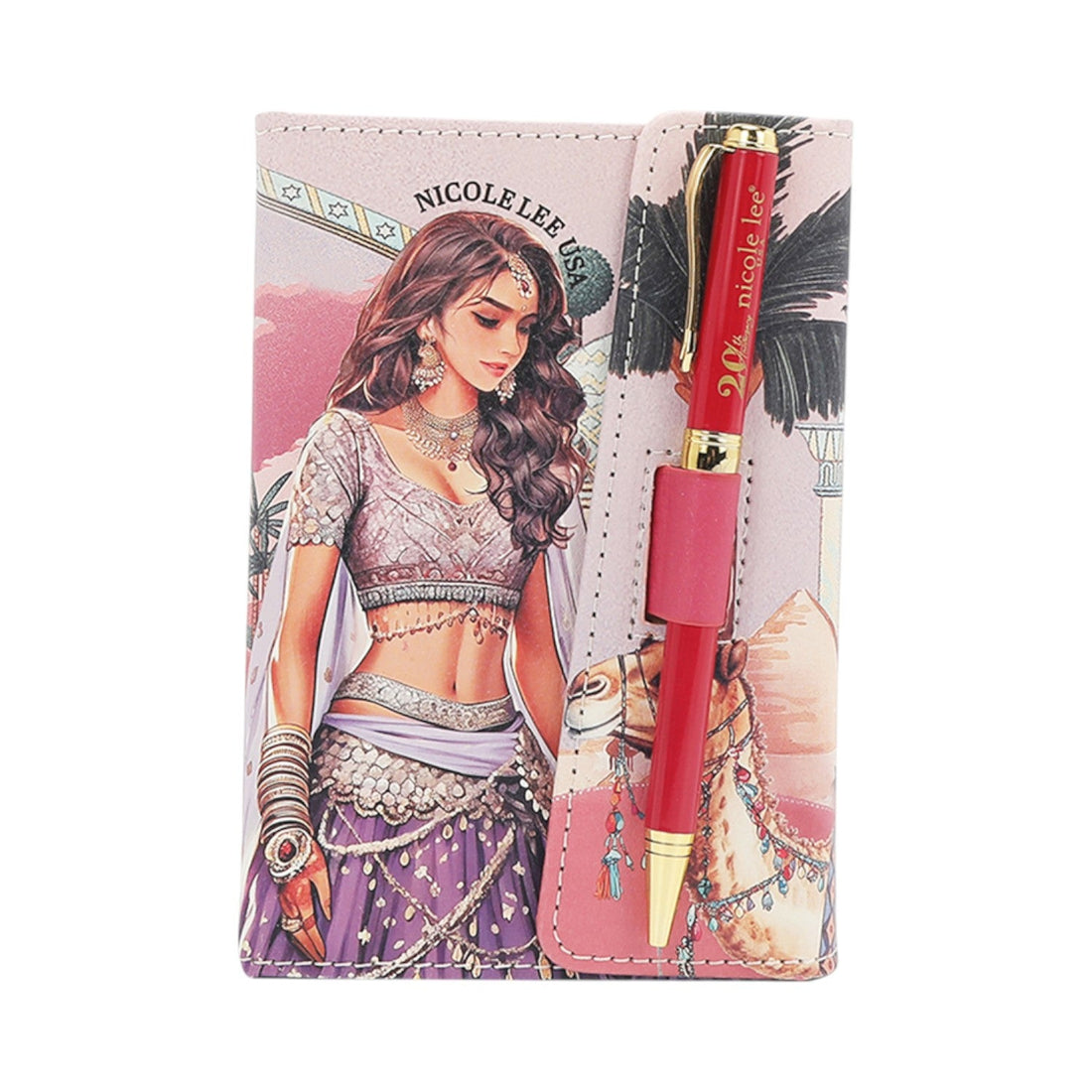 Planificador mensual con bolígrafo Nicole Lee Queen Cleopatra - KimondoShop