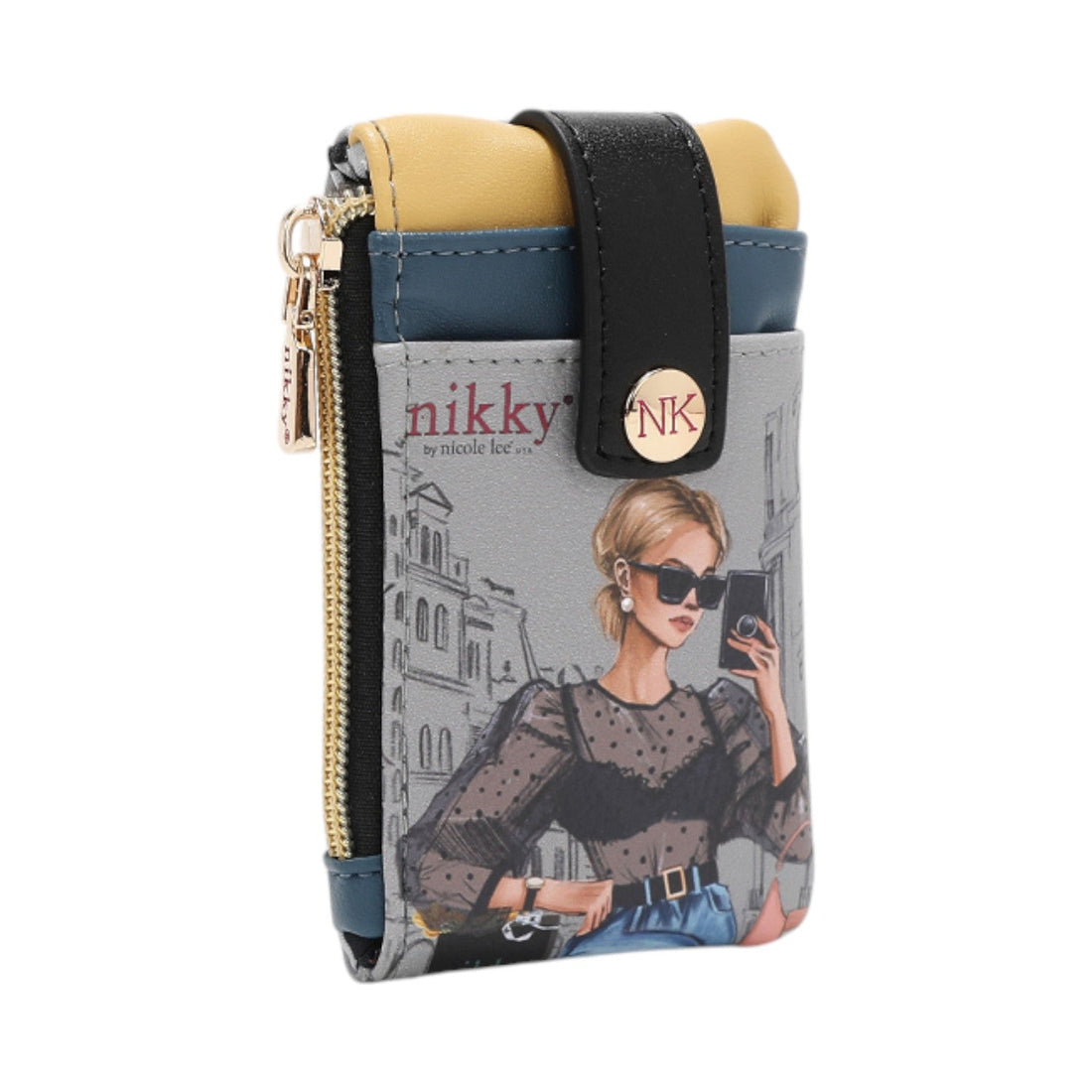 Tarjetero con broche Nikky Urban Coffee Dream - KimondoShop