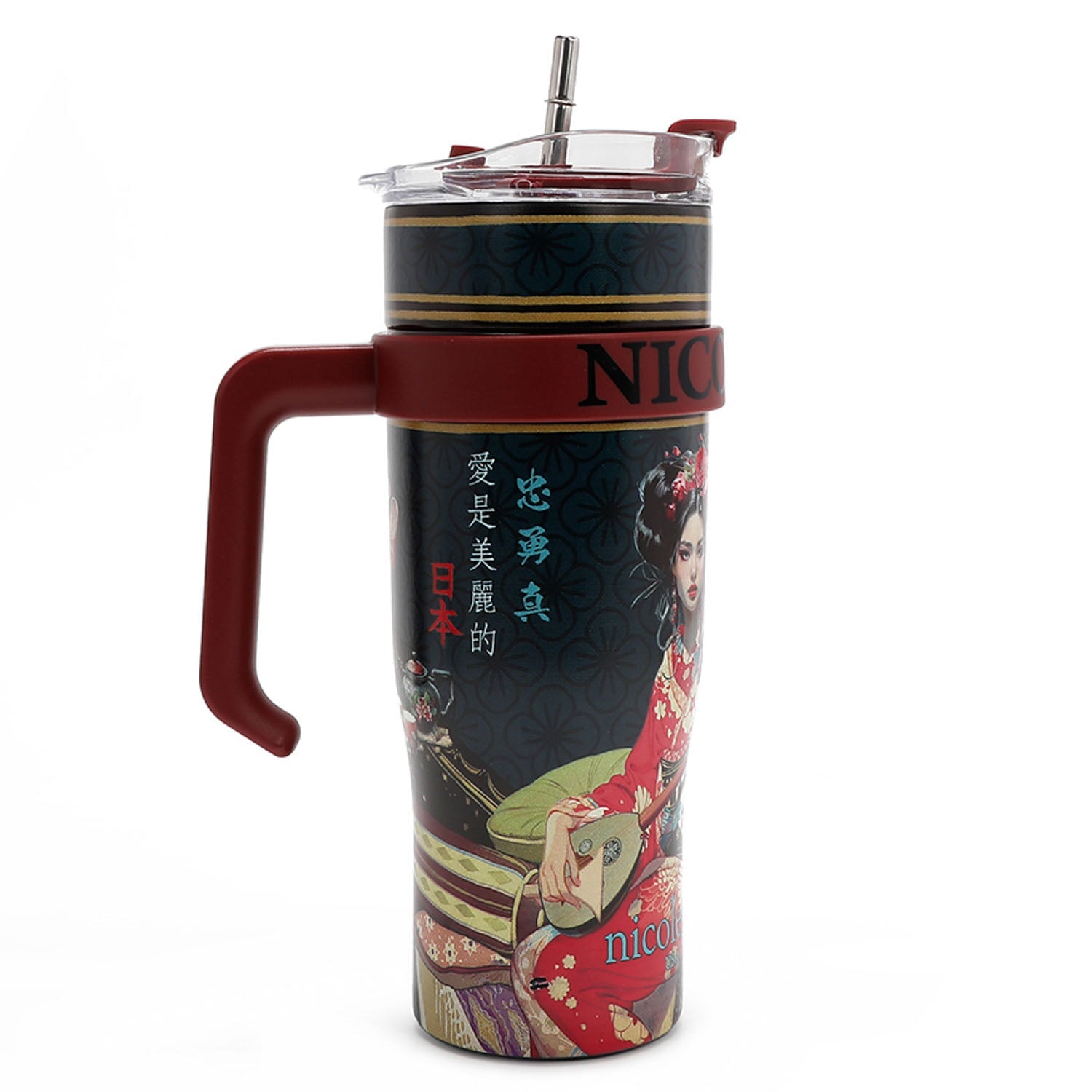 Vaso térmico con asa Nicole Lee Akiko La Belleza - KimondoShop